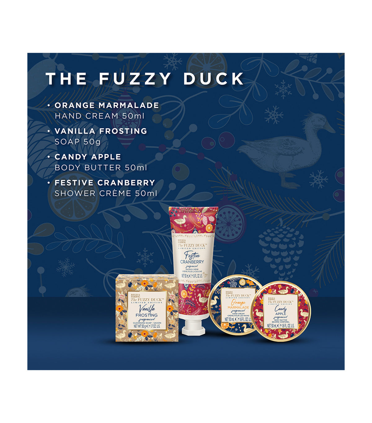 The Fuzzy Duck Winter Wonderland Luxury Pamper Tin Gift Set