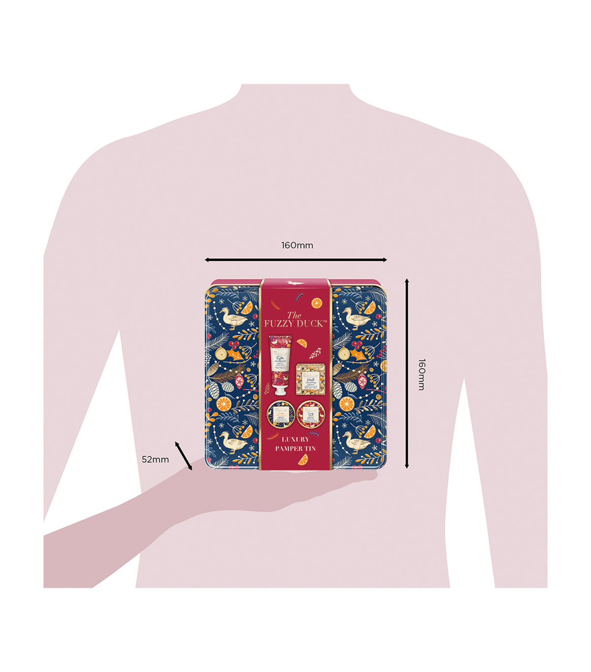 The Fuzzy Duck Winter Wonderland Luxury Pamper Tin Gift Set