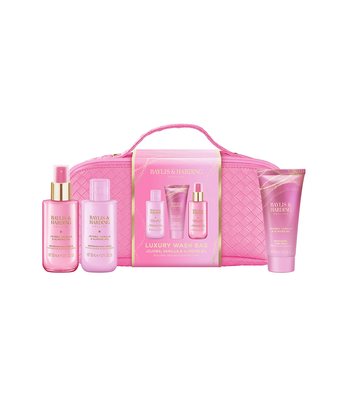 Jojoba, Vanilla and Almond Oil Luxury Wash Bag Gift Set