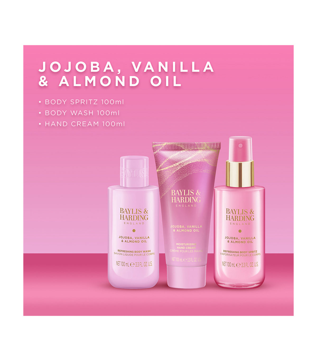 Jojoba, Vanilla and Almond Oil Luxury Wash Bag Gift Set