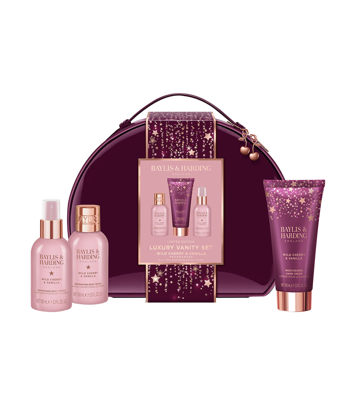 Wild Cherry & Vanilla Luxury Vanity Gift Set