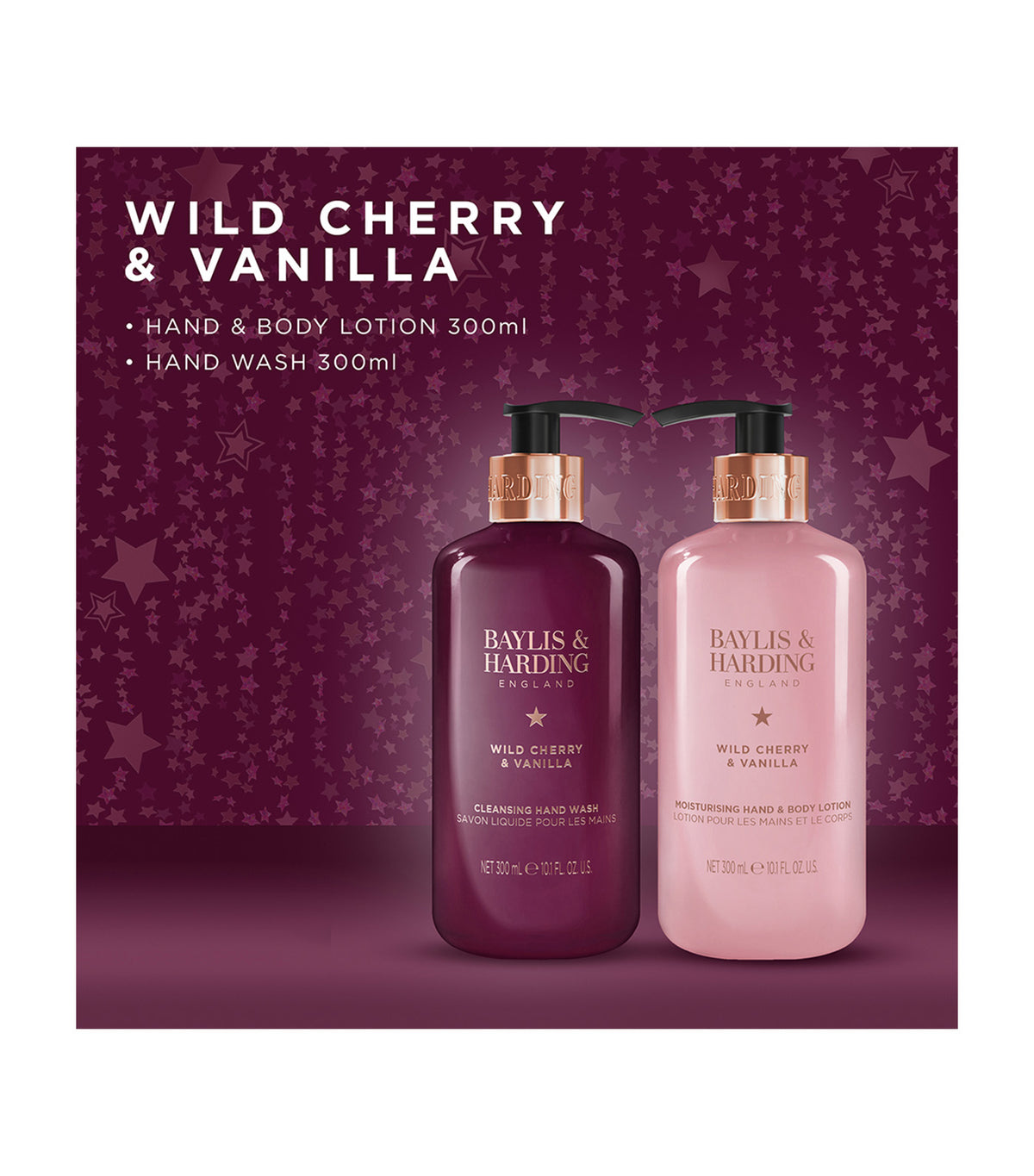 Wild Cherry and Vanilla Luxury Hand Care Gift Set