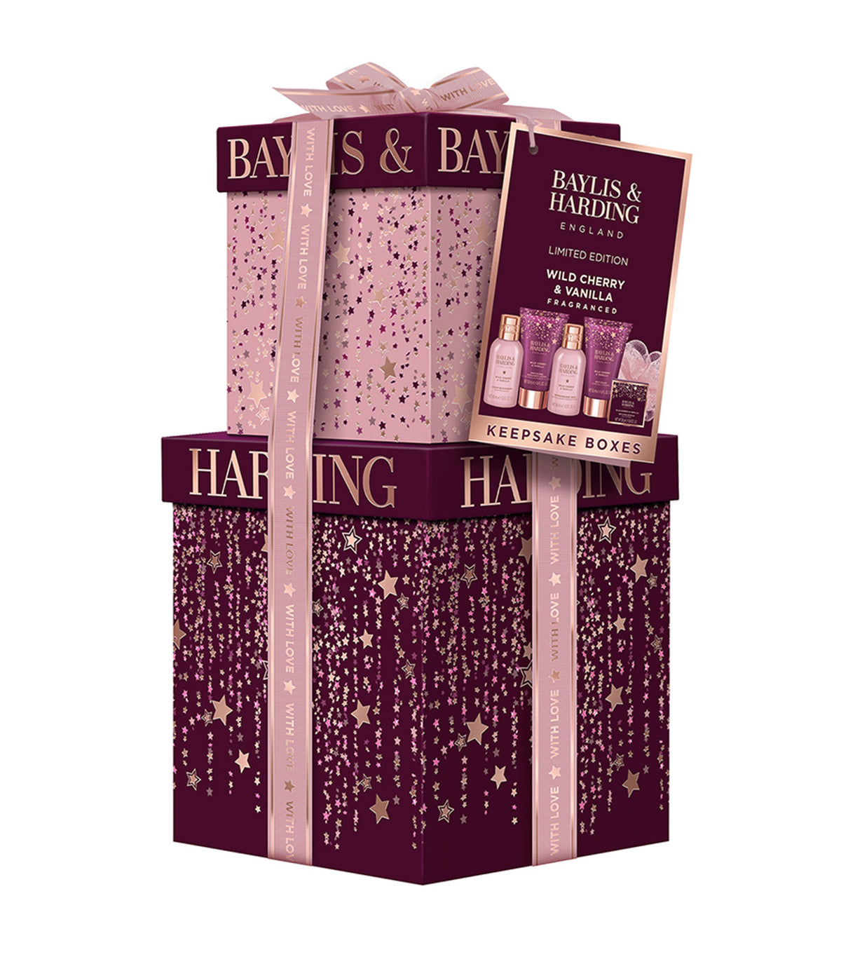 Wild Cherry and Vanilla Luxury Pamper Present Gift Set