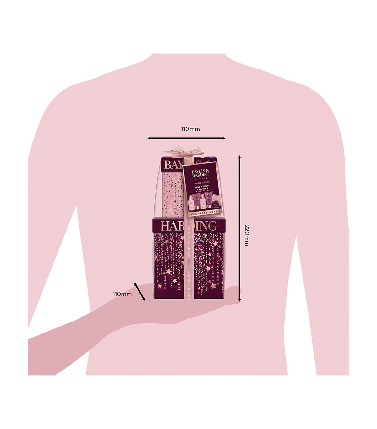 Wild Cherry and Vanilla Luxury Pamper Present Gift Set