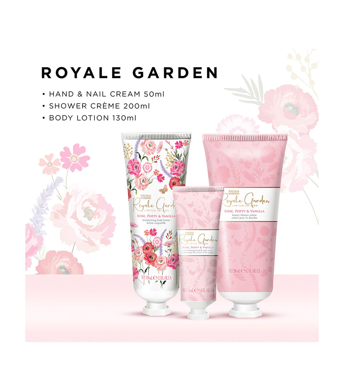 Royale Garden Luxury Bath and Body Collection Gift Set