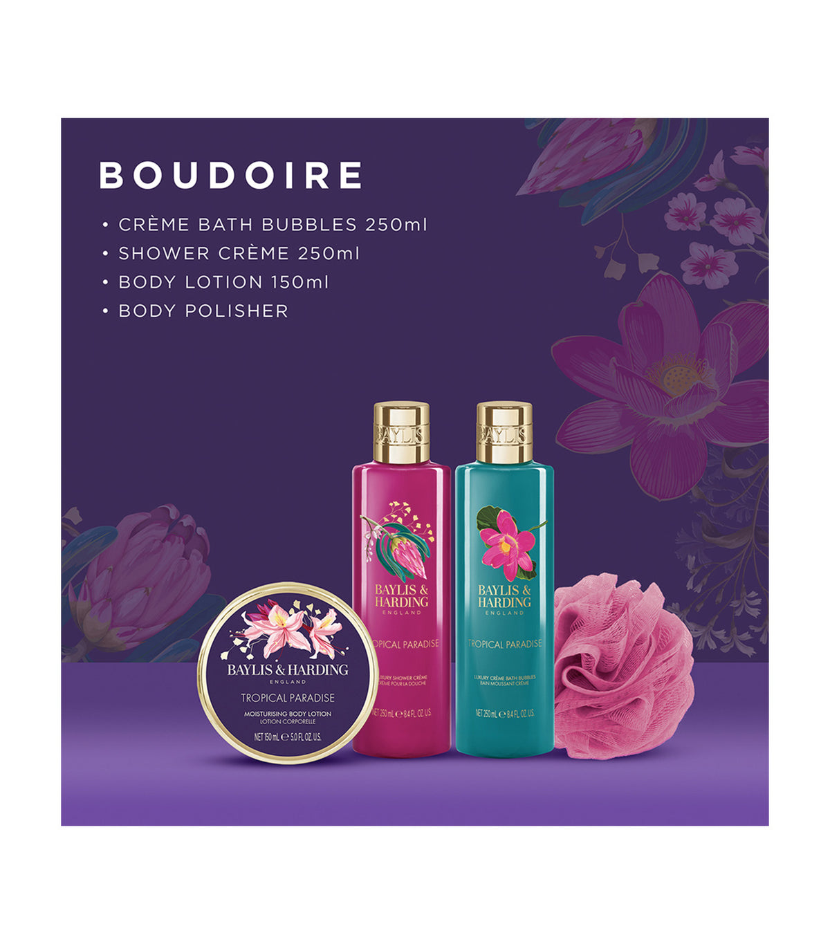 Boudoire Luxury Bow Wash Bag Gift Set