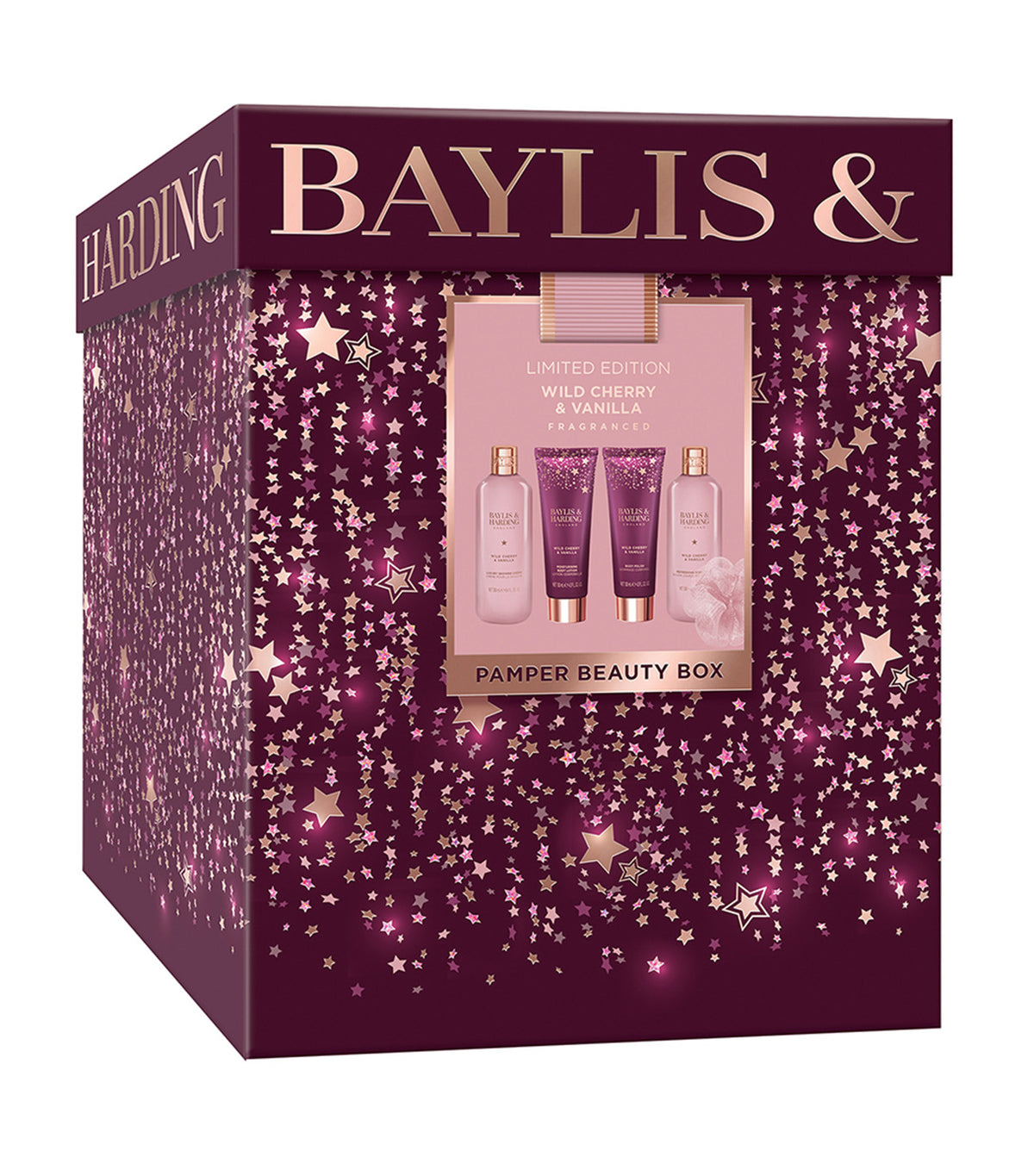 Wild Cherry & Vanilla Luxury Pamper Beauty Box Gift Set