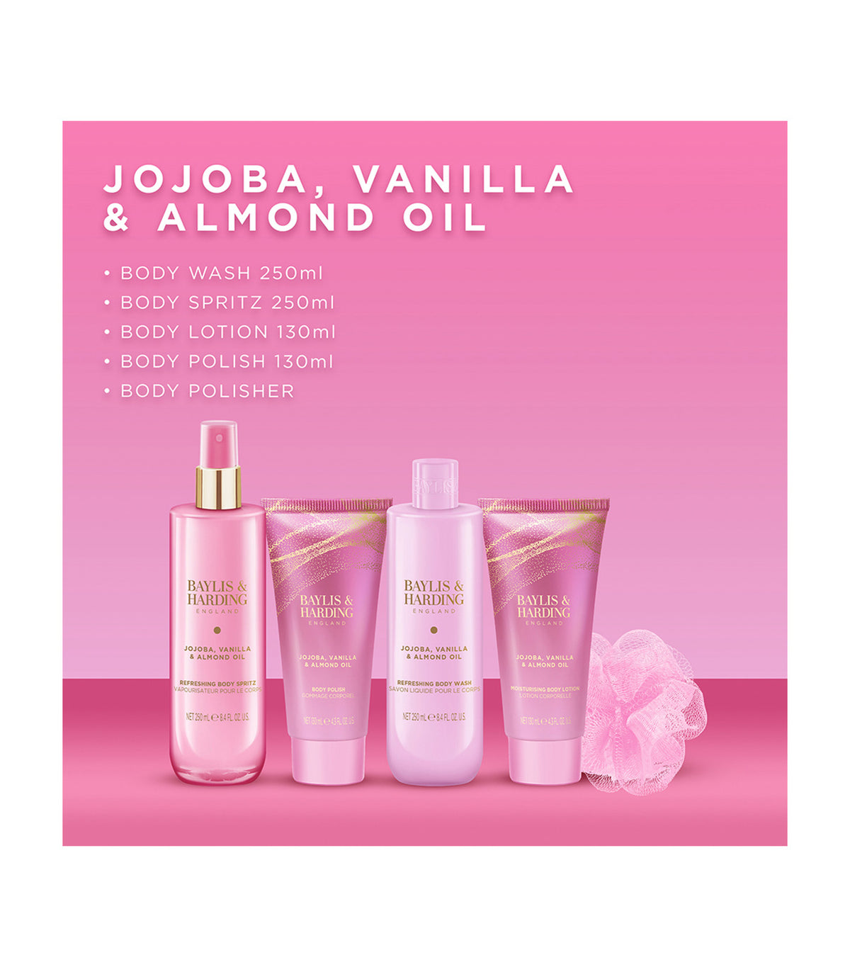 Jojoba, Vanilla & Almond Oil Luxury Pamper Beauty Box Gift Set