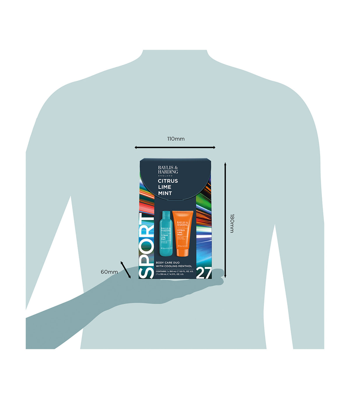 Citrus, Lime & Mint Men's Body Care Duo Gift Set