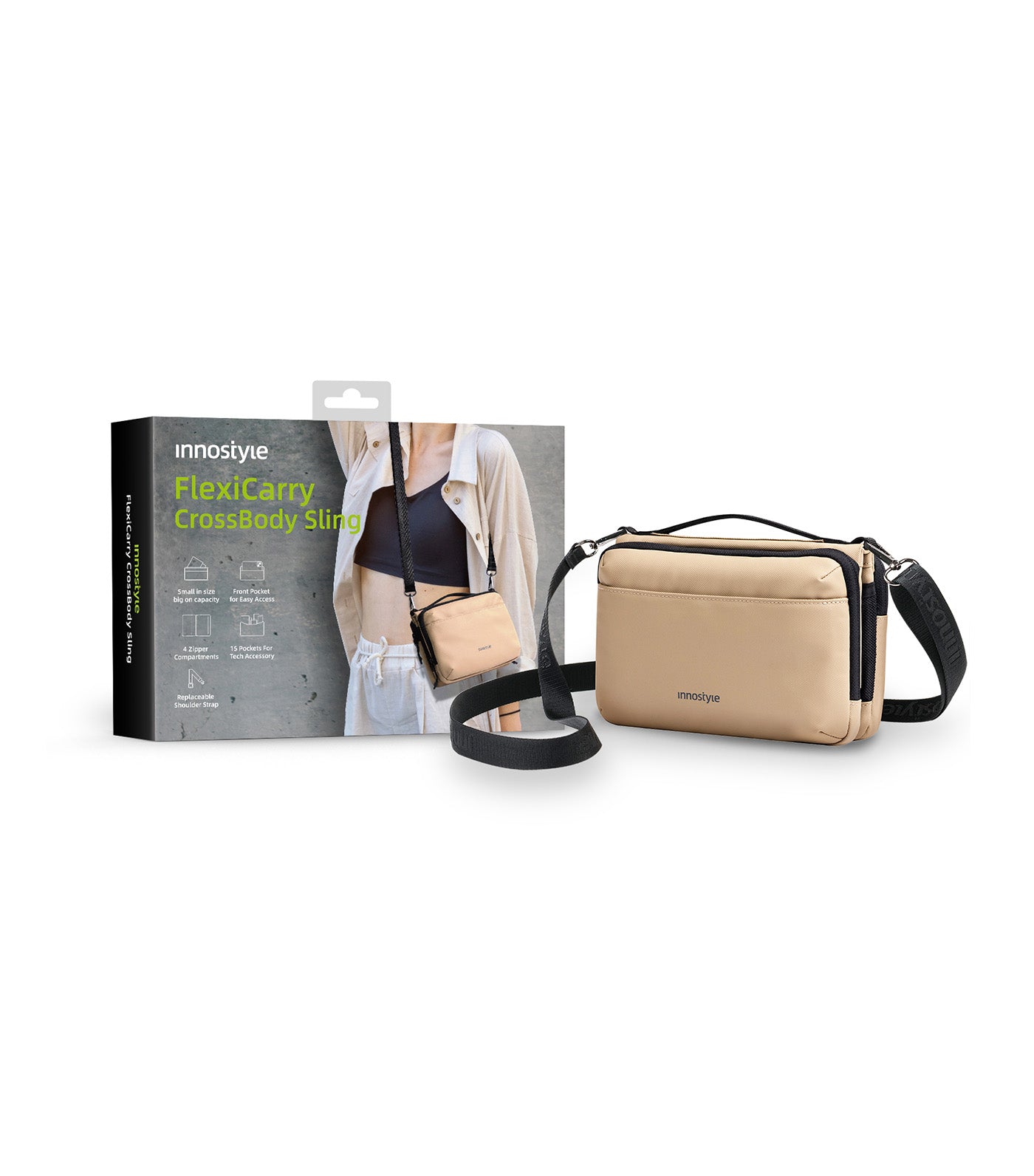 FlexiCarry Crossbody Sling Bag