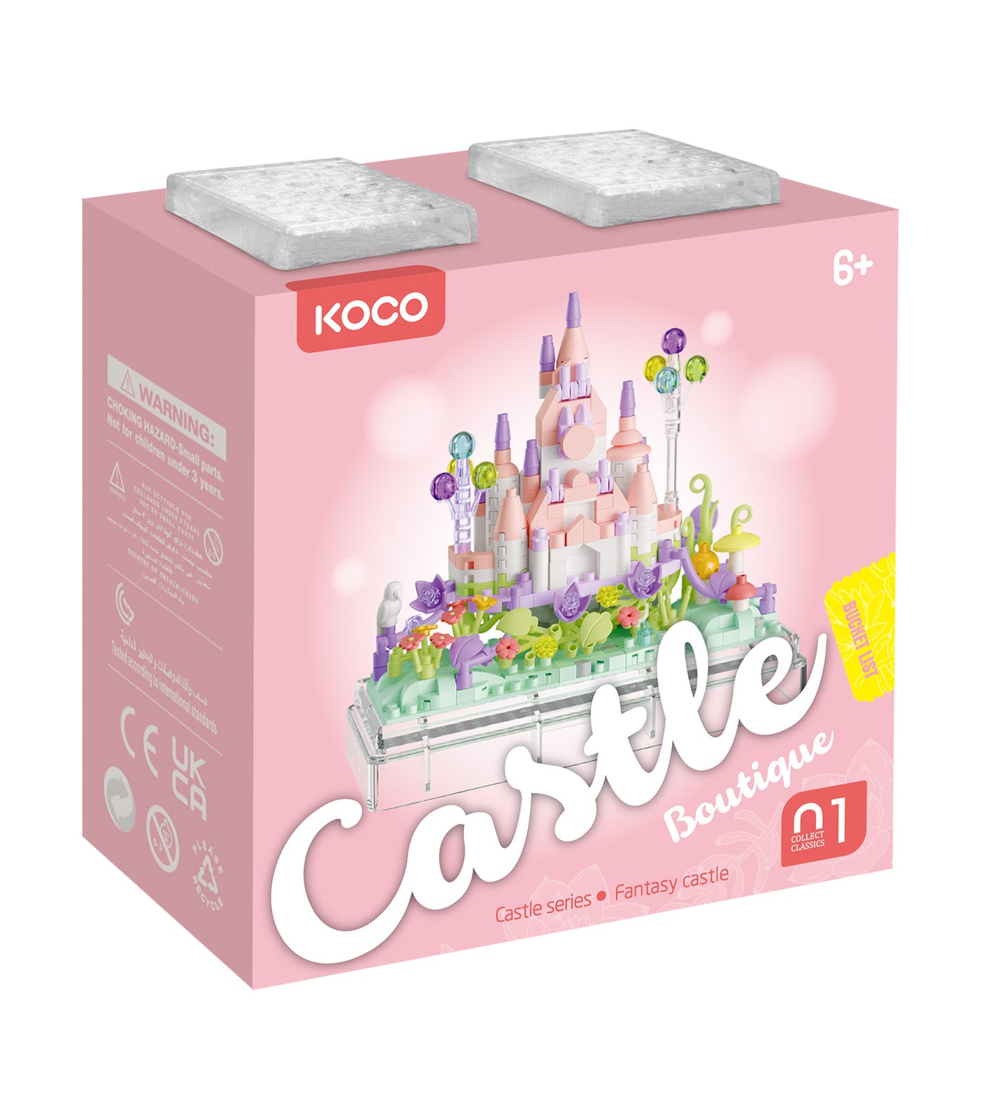 414-Piece Castle Dream Astle Kids Building Bricks Toy