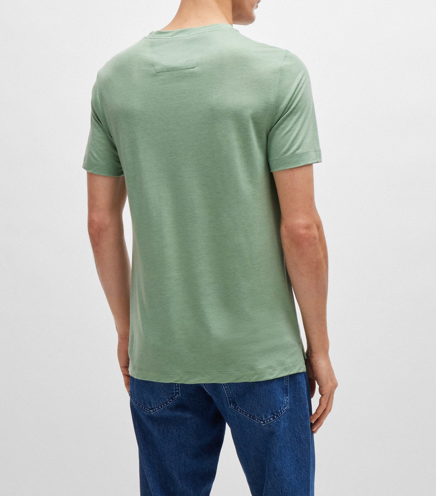 Slim-Fit T-Shirt in Performance Fabric Open Green