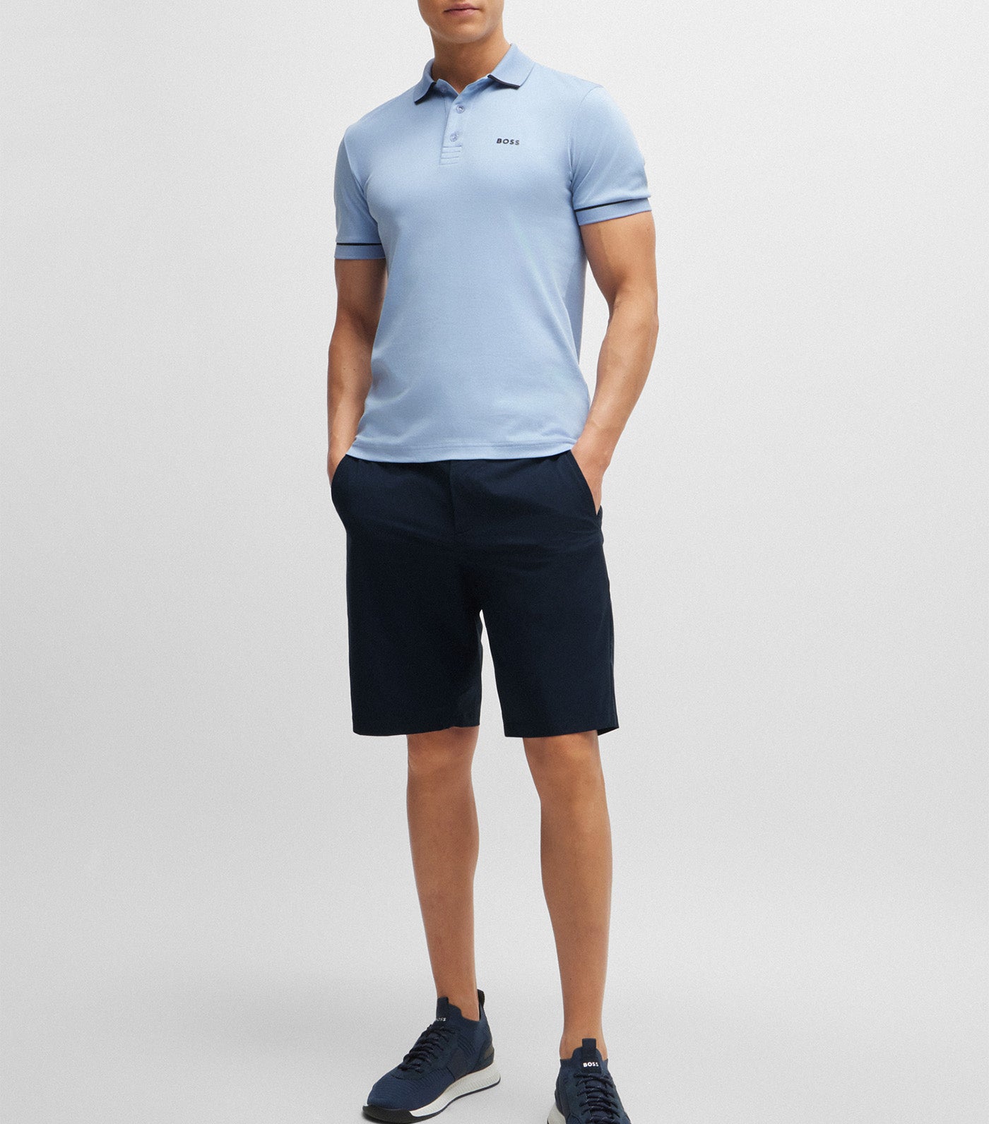 SSpeedflex Slim-Fit Shorts In Technical-Stretch Poplin Dark Blue