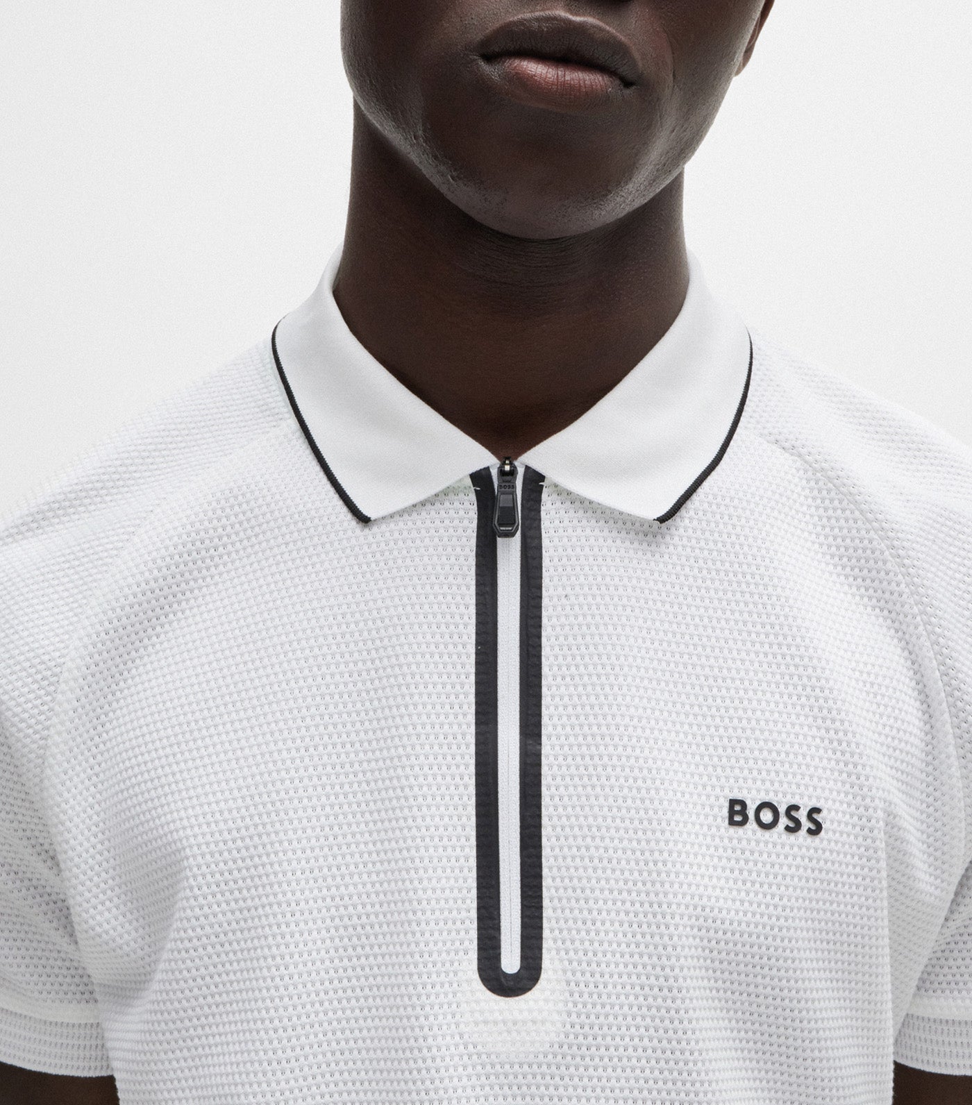 Philix Structured-Cotton Polo Shirt With Contrast Logo White