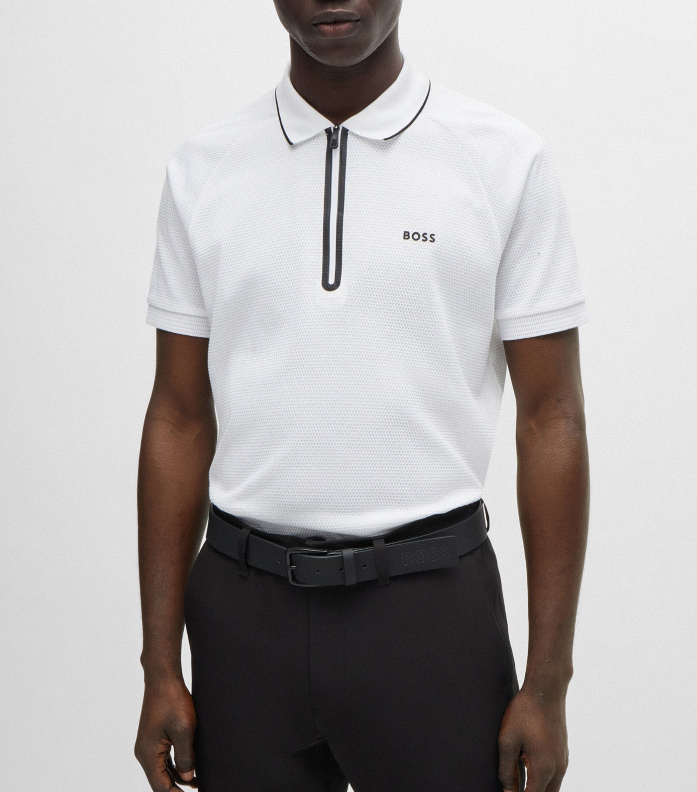 Philix Structured-Cotton Polo Shirt With Contrast Logo White