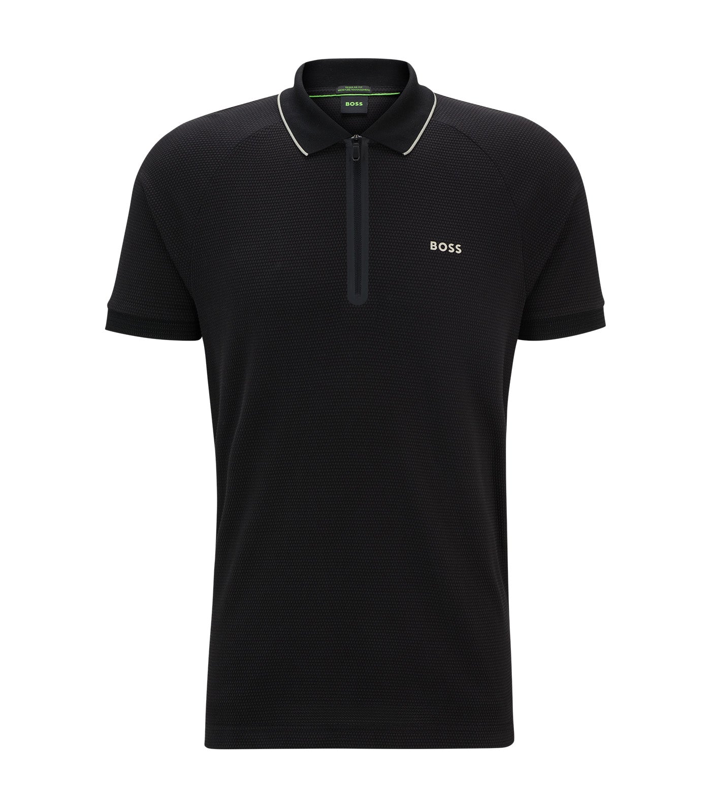 Philix Structured-Cotton Polo Shirt With Contrast Logo Black