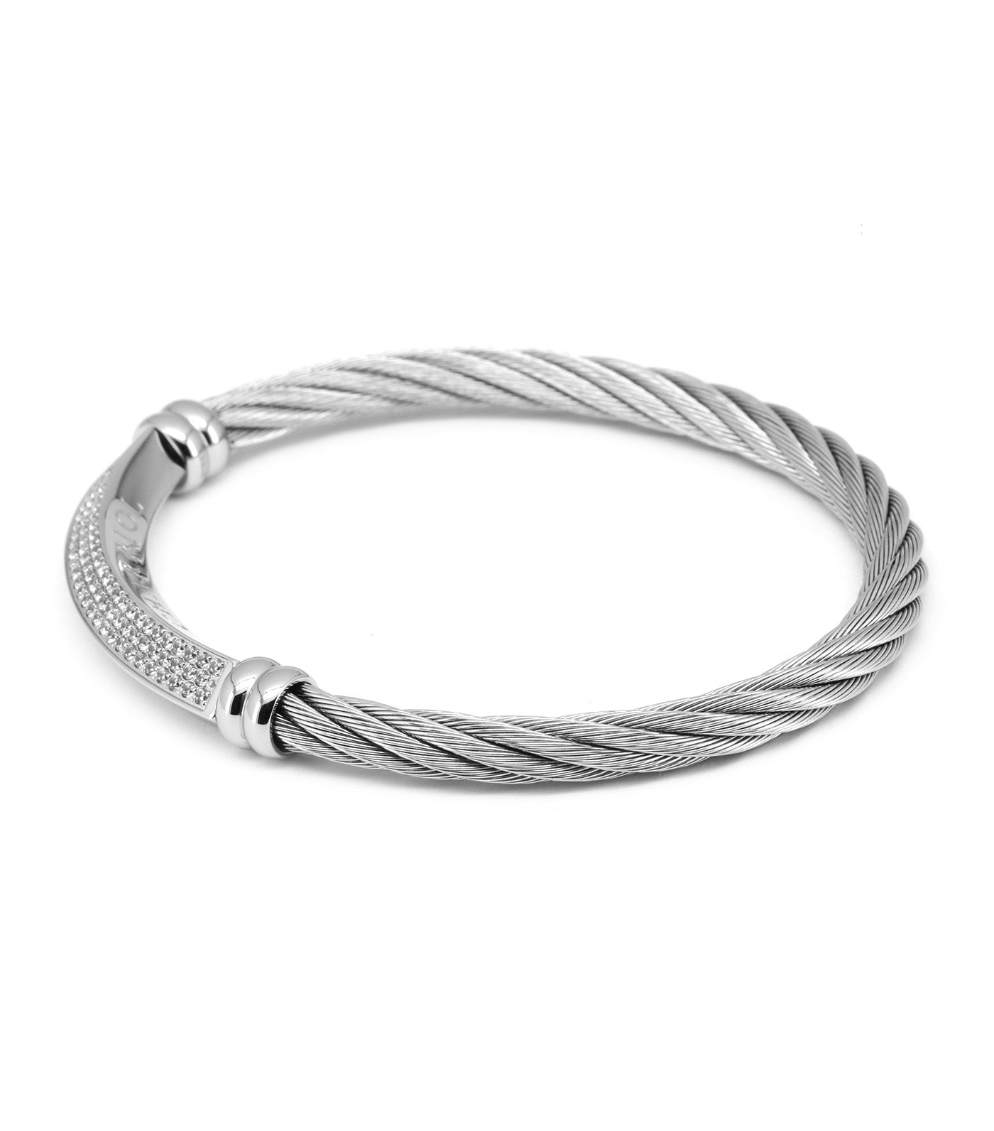 Charriol Better Half Bangle Silver | Rustan's