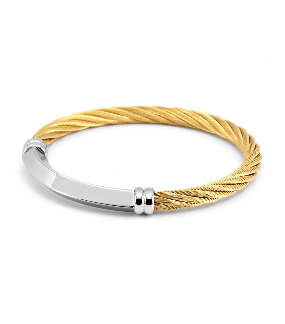 Charriol Better Half Bangle Yellow Gold | Rustan's