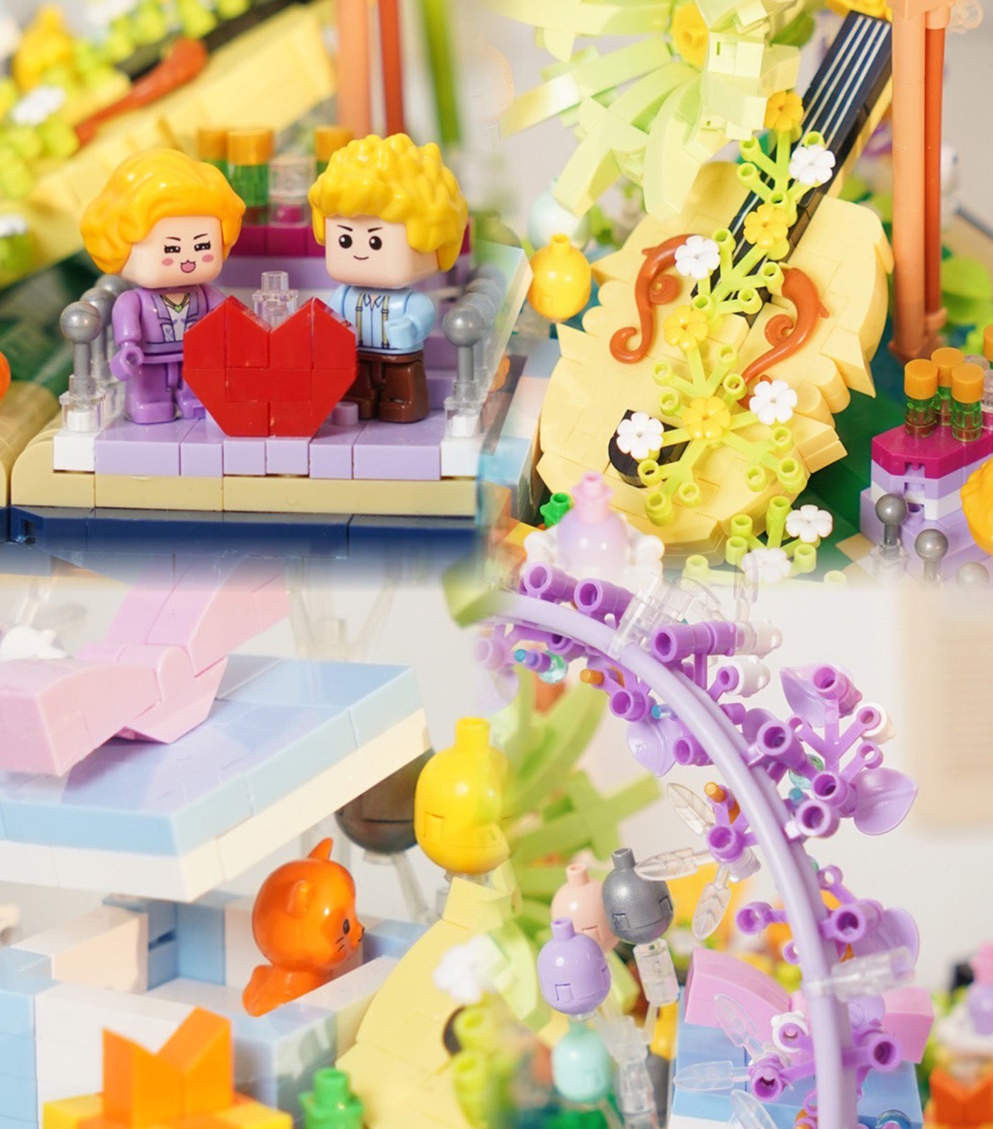 1222-Piece Carmen Fantasia Kids Building Bricks Toy