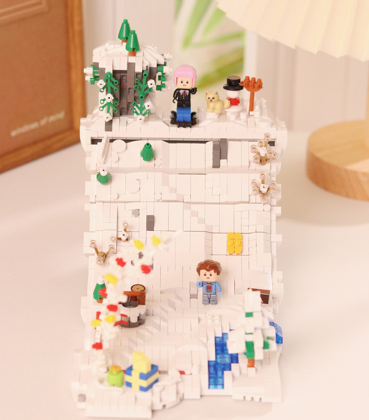 1543-Piece Skiing Kids Building Bricks Toy