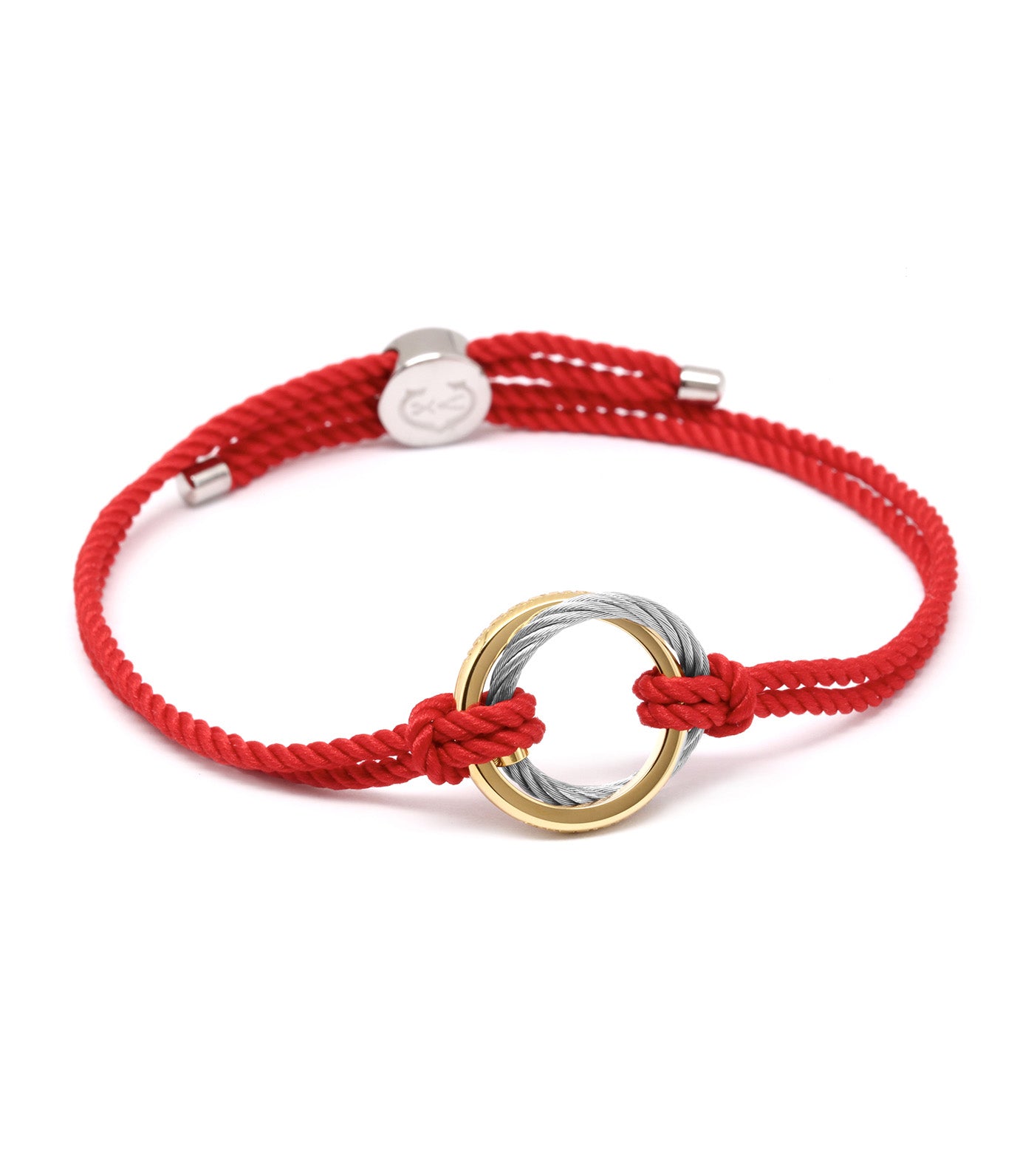 Marina Circle Bracelet Red/Yellow Gold
