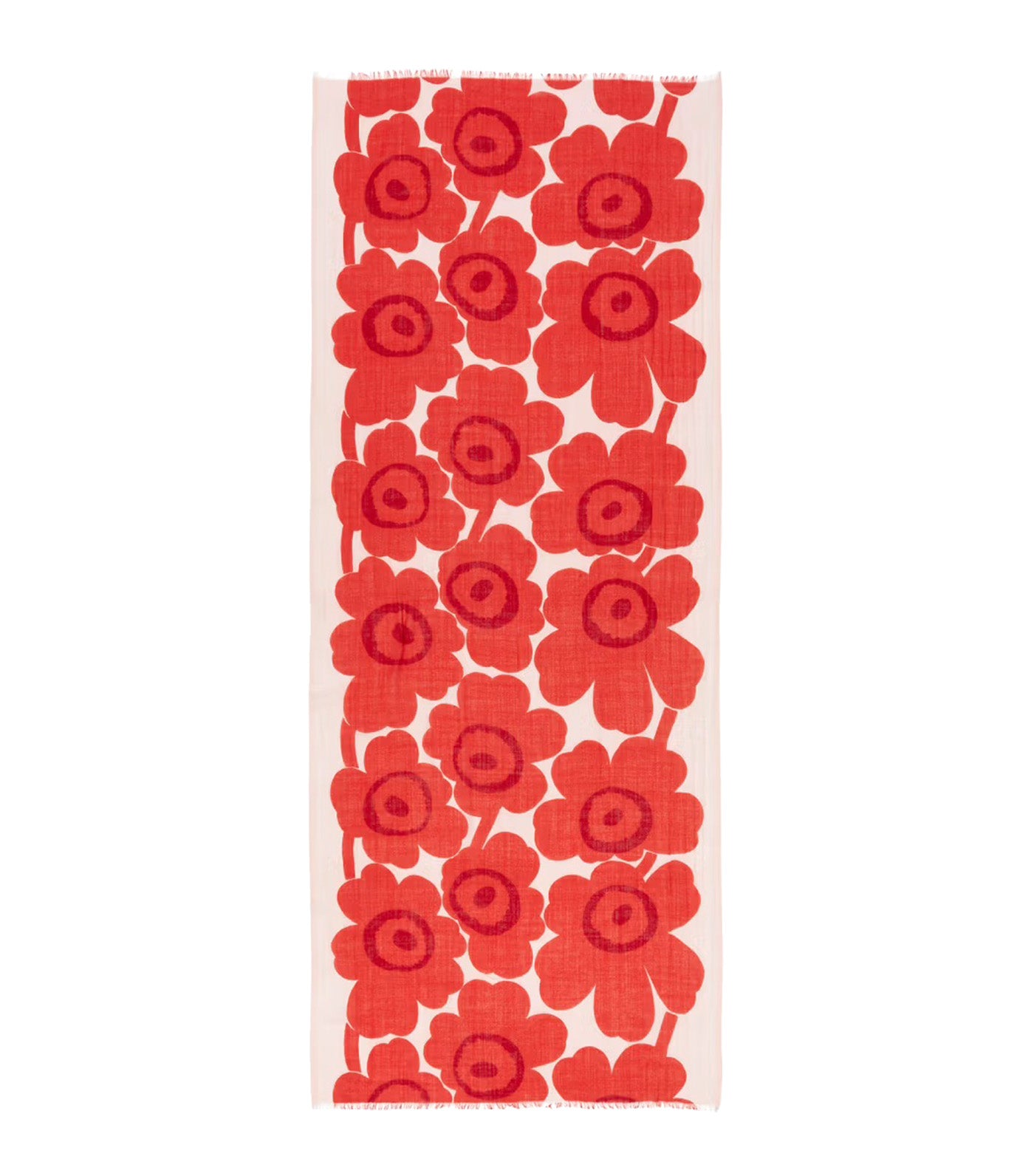 Fiore Unikko Scarf Red/Light Pink