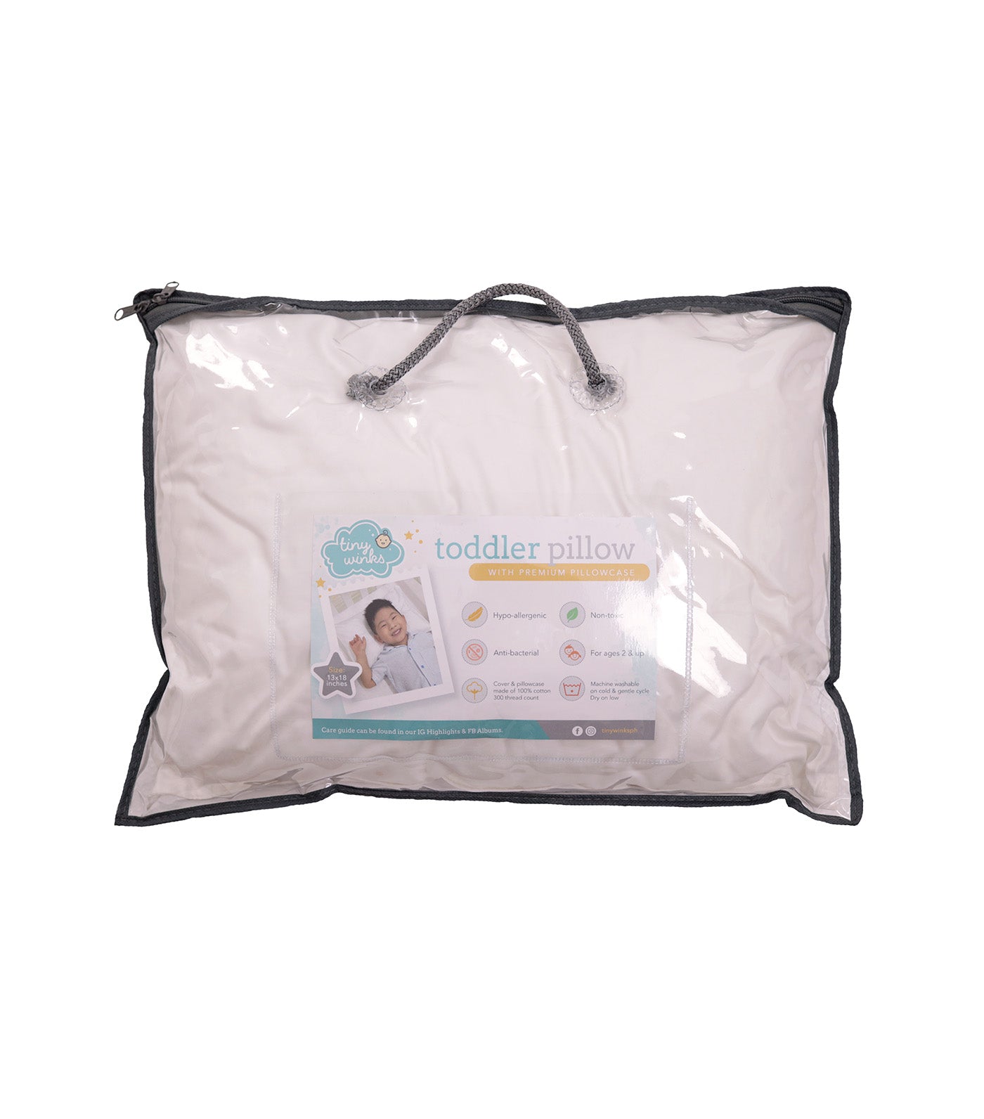 Toddler Head Pillow with Pillowcase