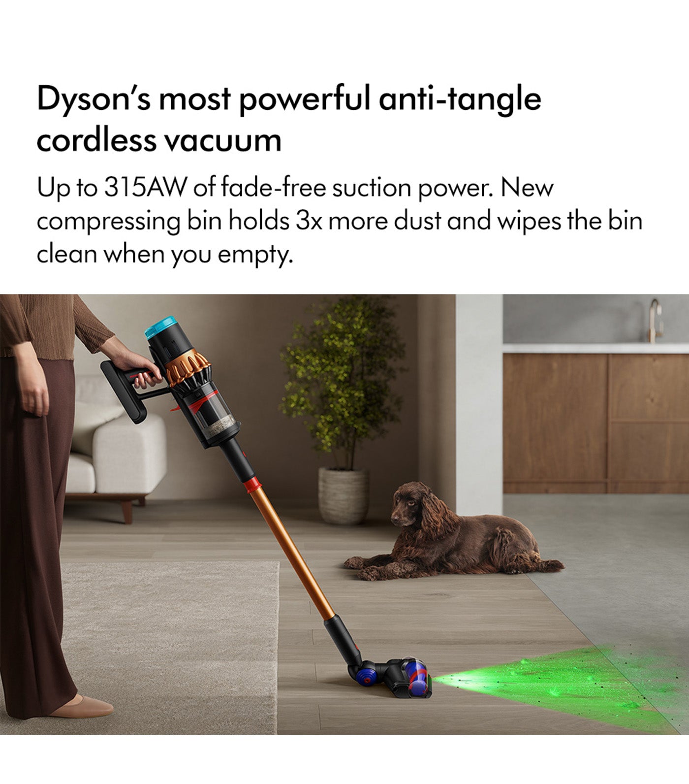 V16 Piston Animal Cordless Vacuum Bright Copper