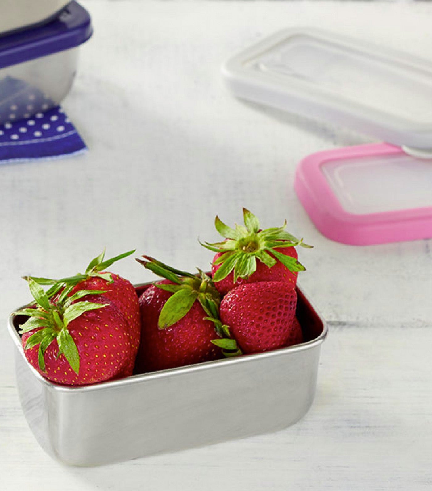 Spencer Stainless Steel Food Container Light Pink