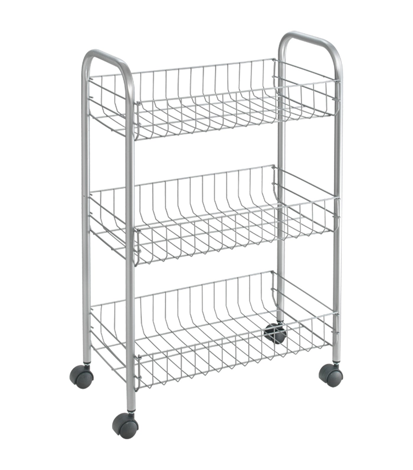 Lugano Three-Tier Rolling Cart