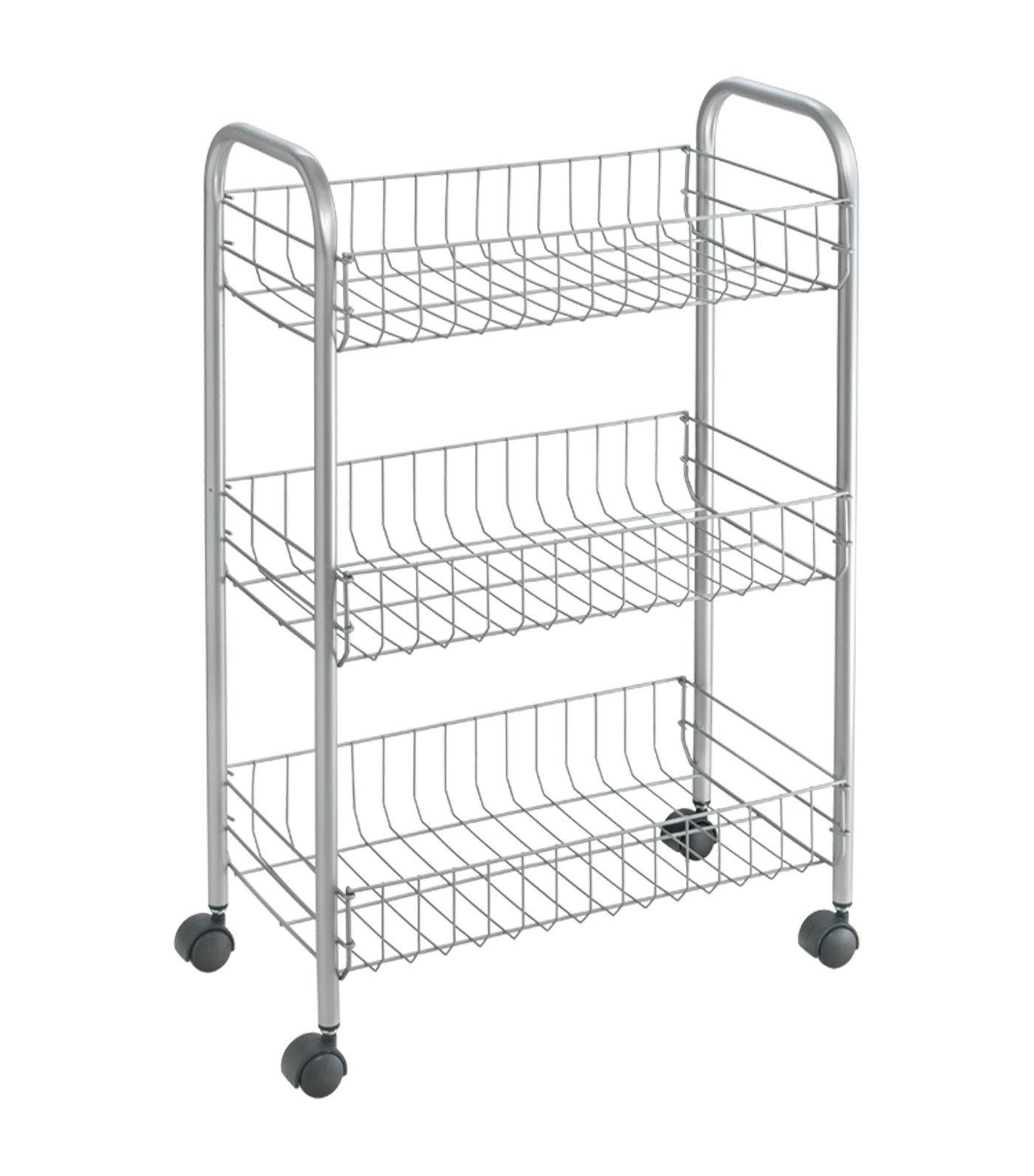 3T Rolling Cart Silver