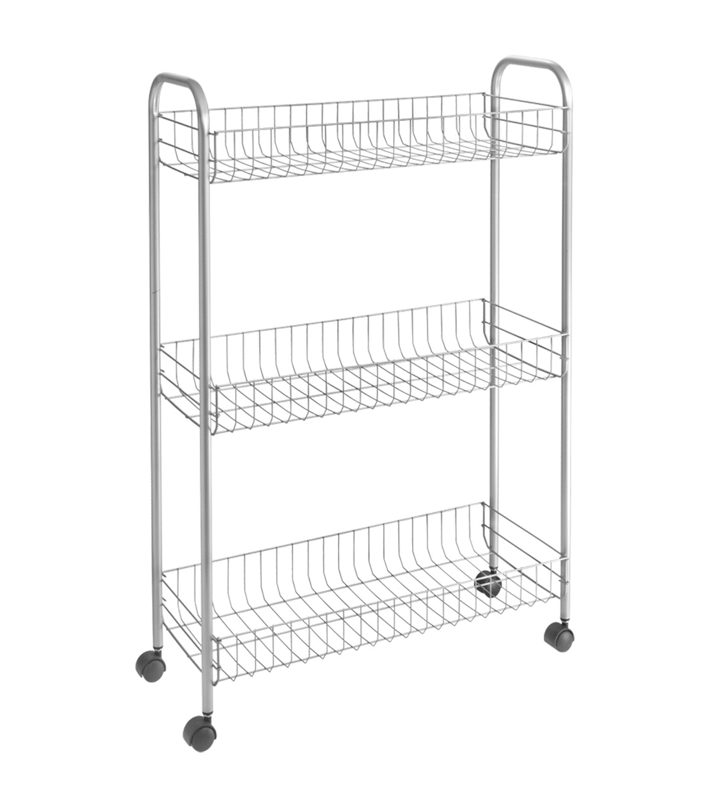 3T Rolling Cart Silver