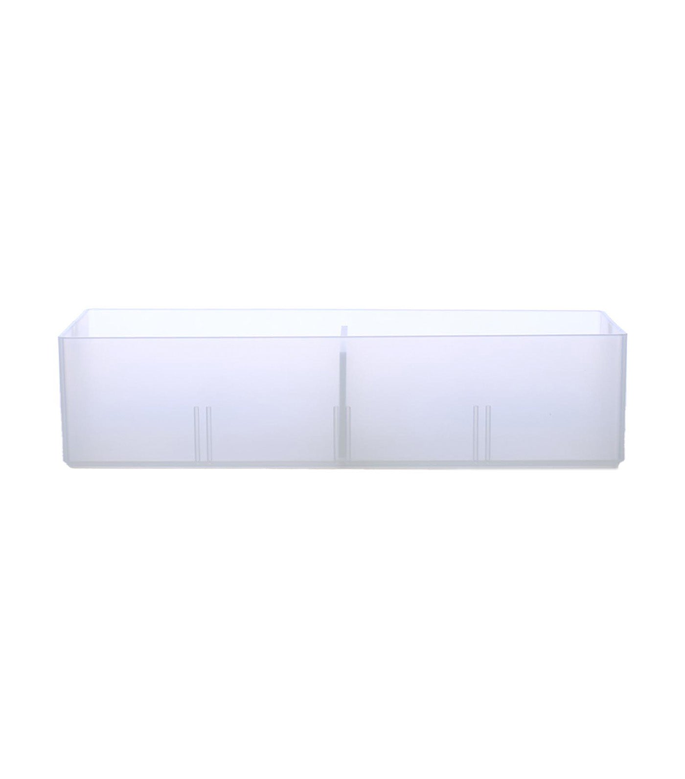 Desk Storage Box with Insert Small Clear
