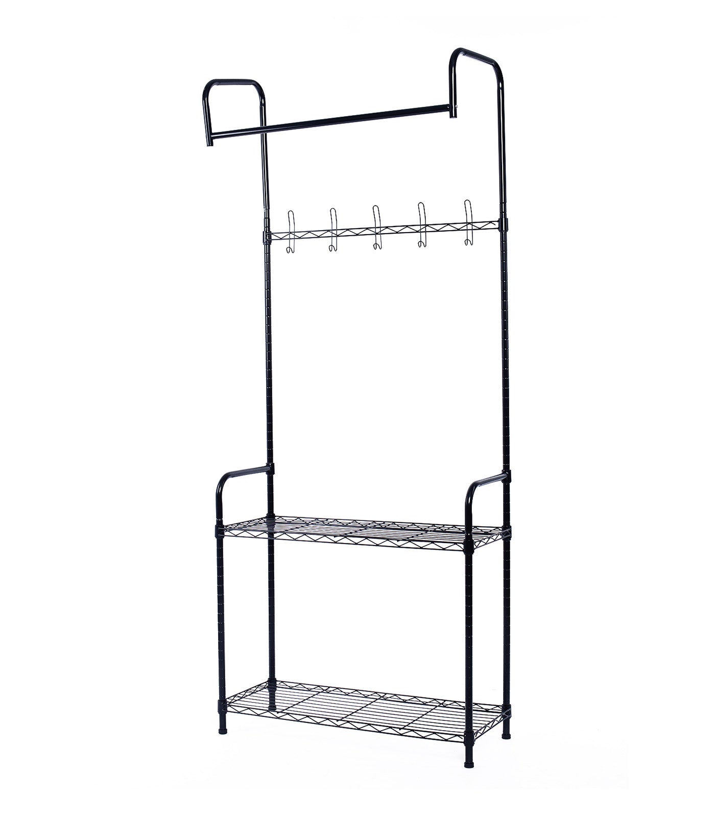 Entryway Garment Rack Black
