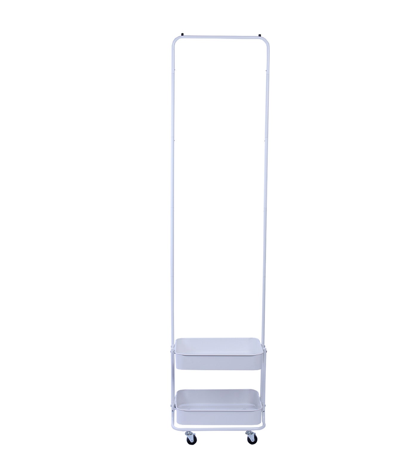 3-Tier Garment Cart White