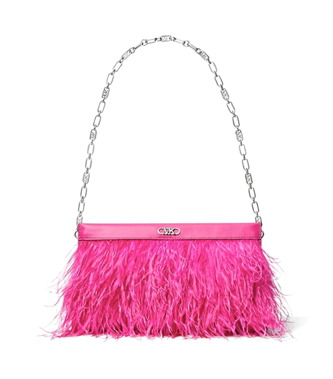 Tabitha Large Feather Embellished Clutch