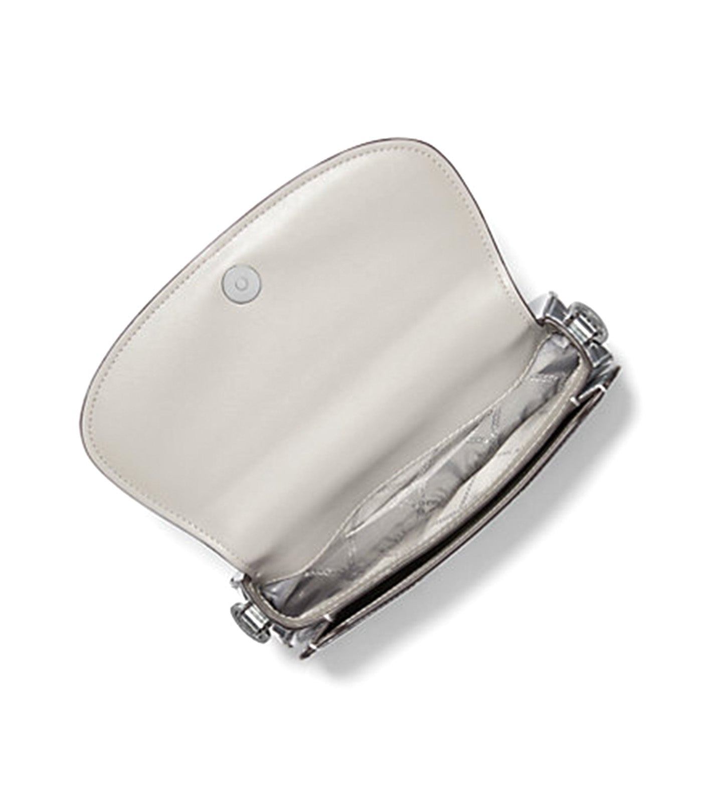 Mila Small Metallic Leather Shoulder Bag