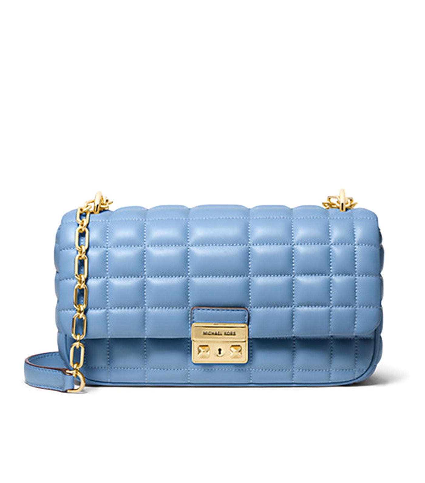 Tribeca Large Quilted Leather Shoulder Bag