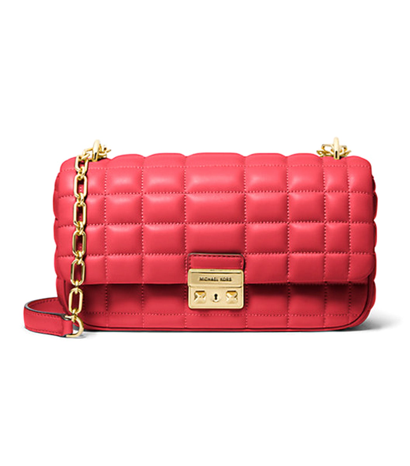Tribeca Large Quilted Leather Shoulder Bag