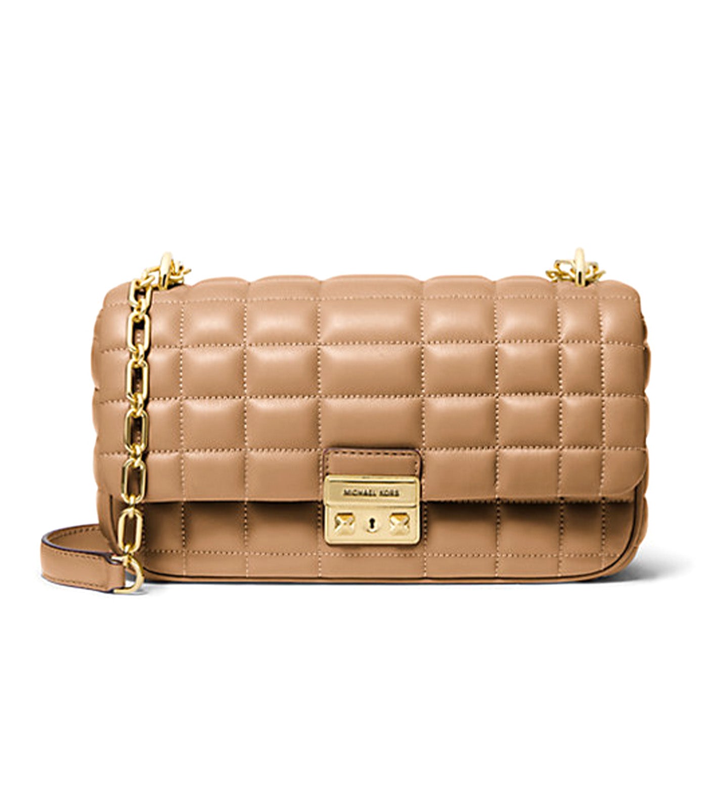 Tribeca Large Quilted Leather Shoulder Bag