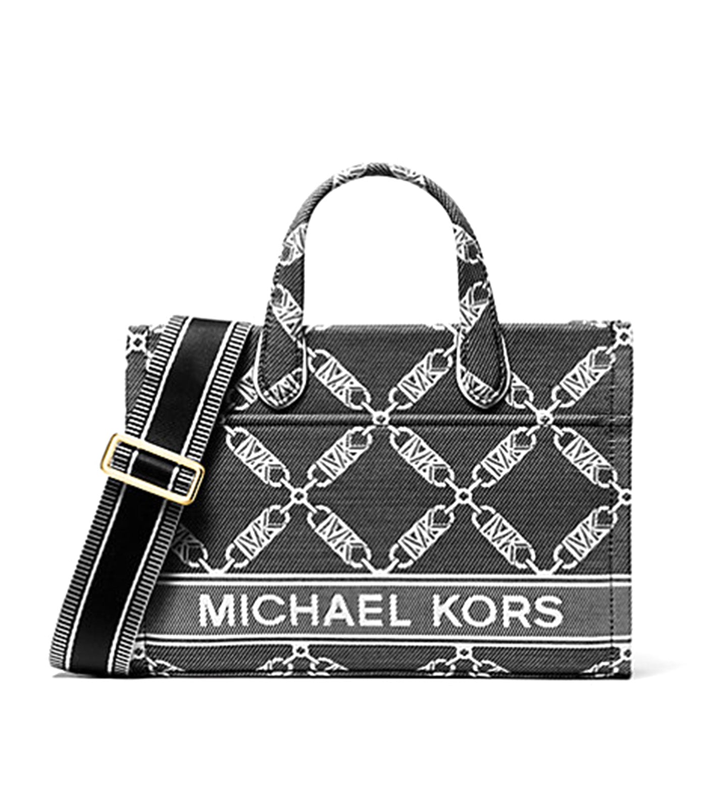 Gigi Small Empire Logo Jacquard Messenger