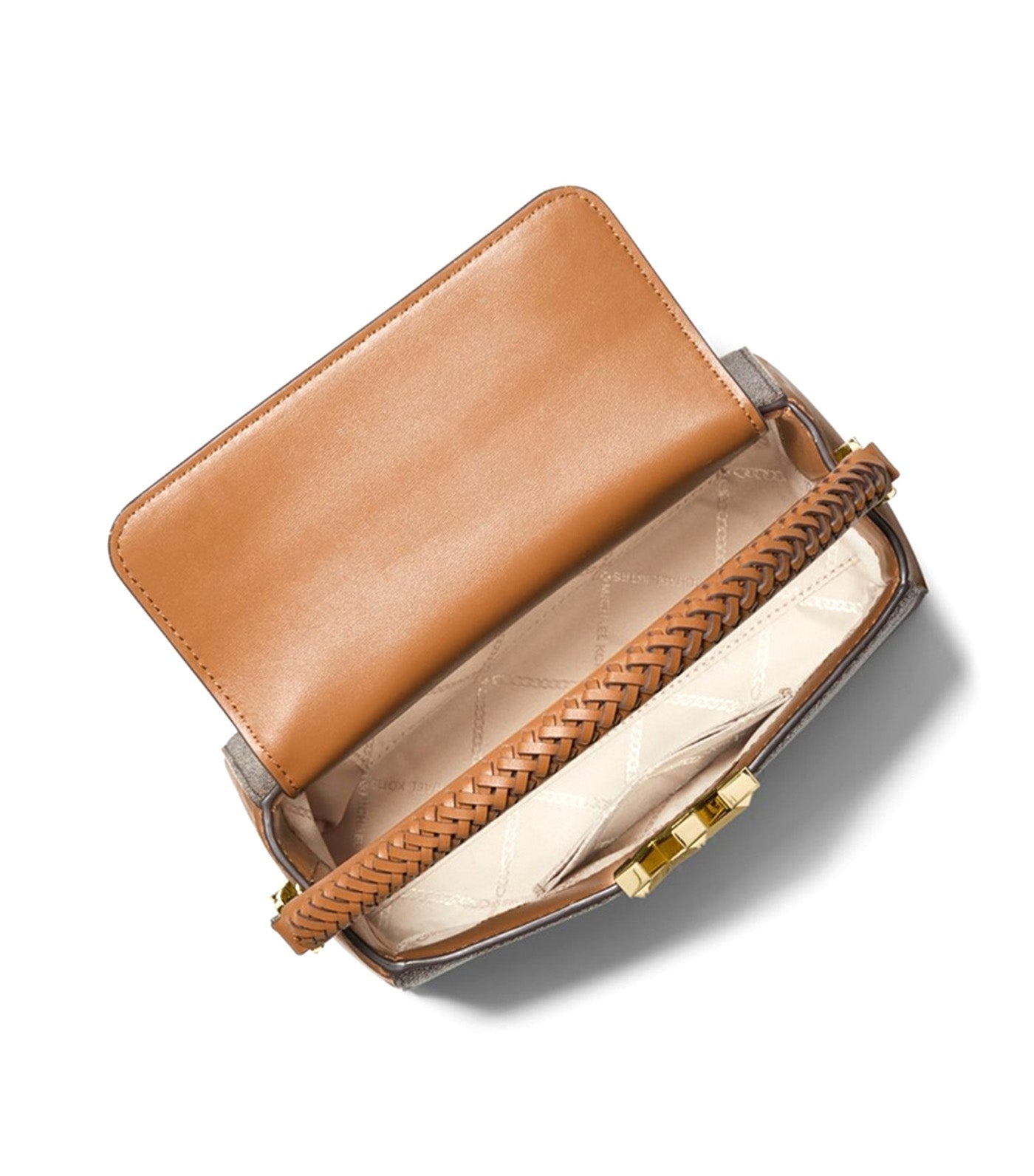 Karlie Small Top Handle Crossbody Brown