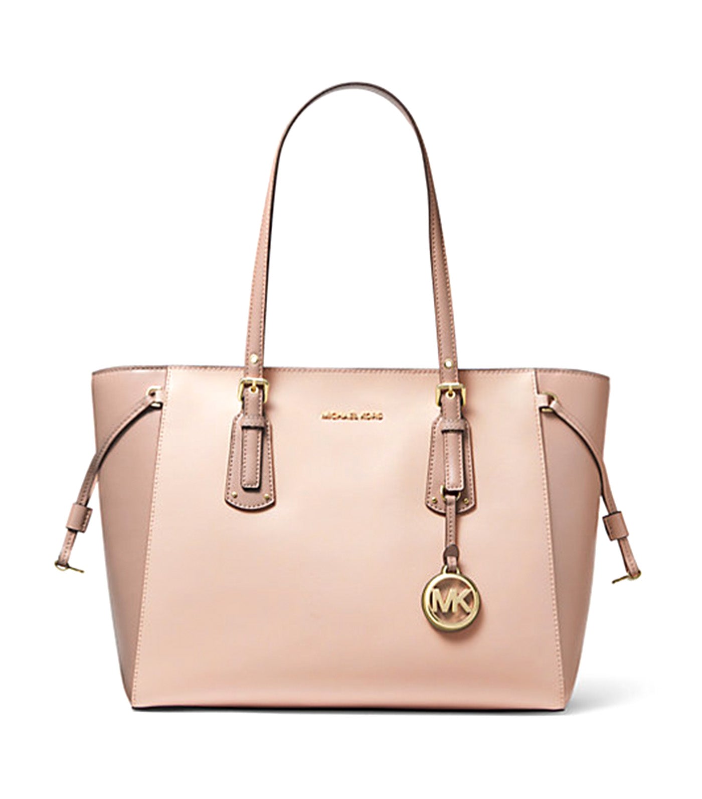 Voyager Medium Crossgrain Leather Tote Bag