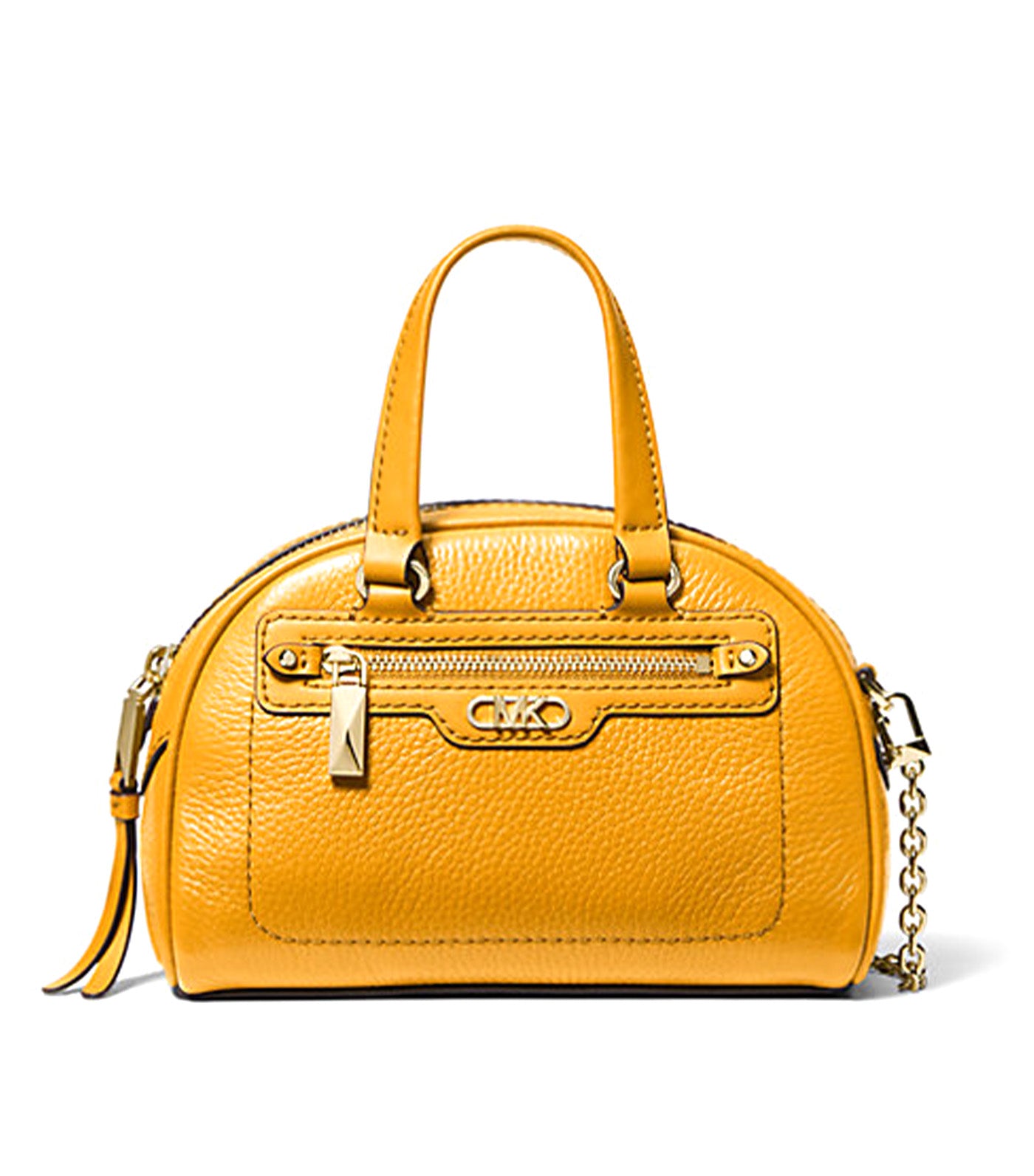 Williamsburg Extra-Small Pebbled Leather Crossbody Bag Golden Rod