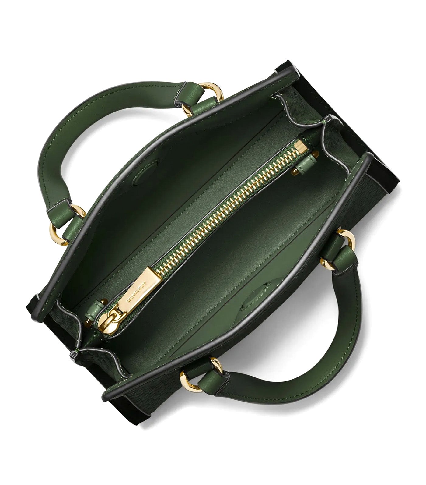 Chantal Extra-Small Crocodile Embossed Leather Messenger Bag Amazon Green