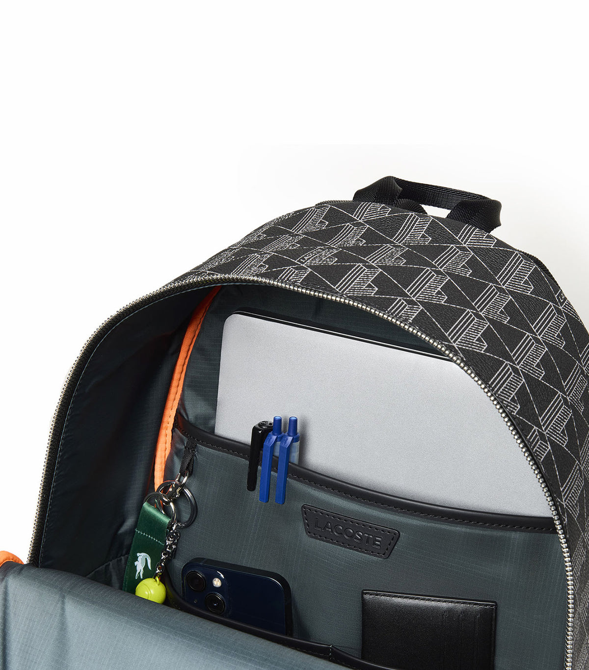 The Blend Backpack Monogram Noir Gris