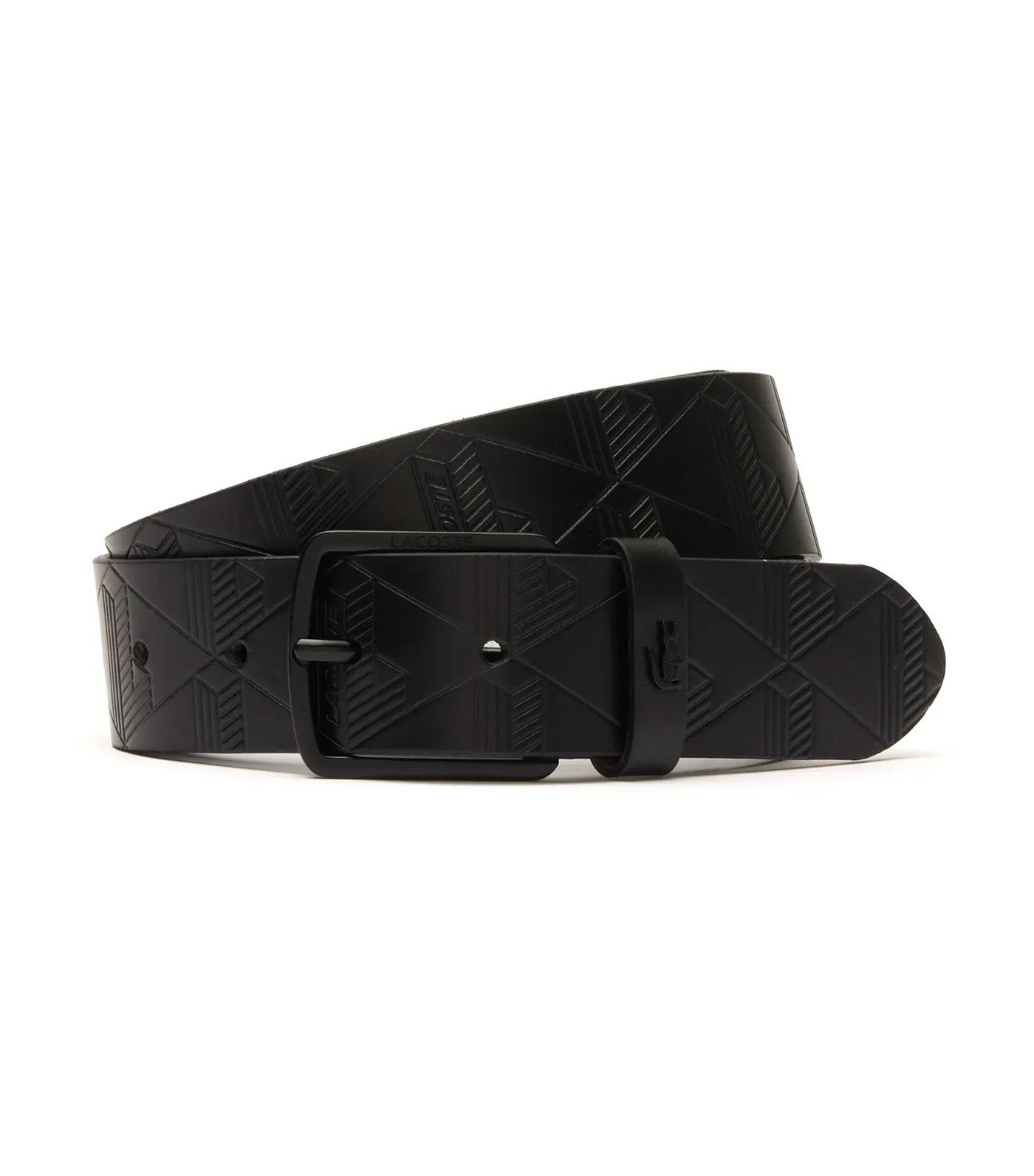 Monogram Leather Belt Noir