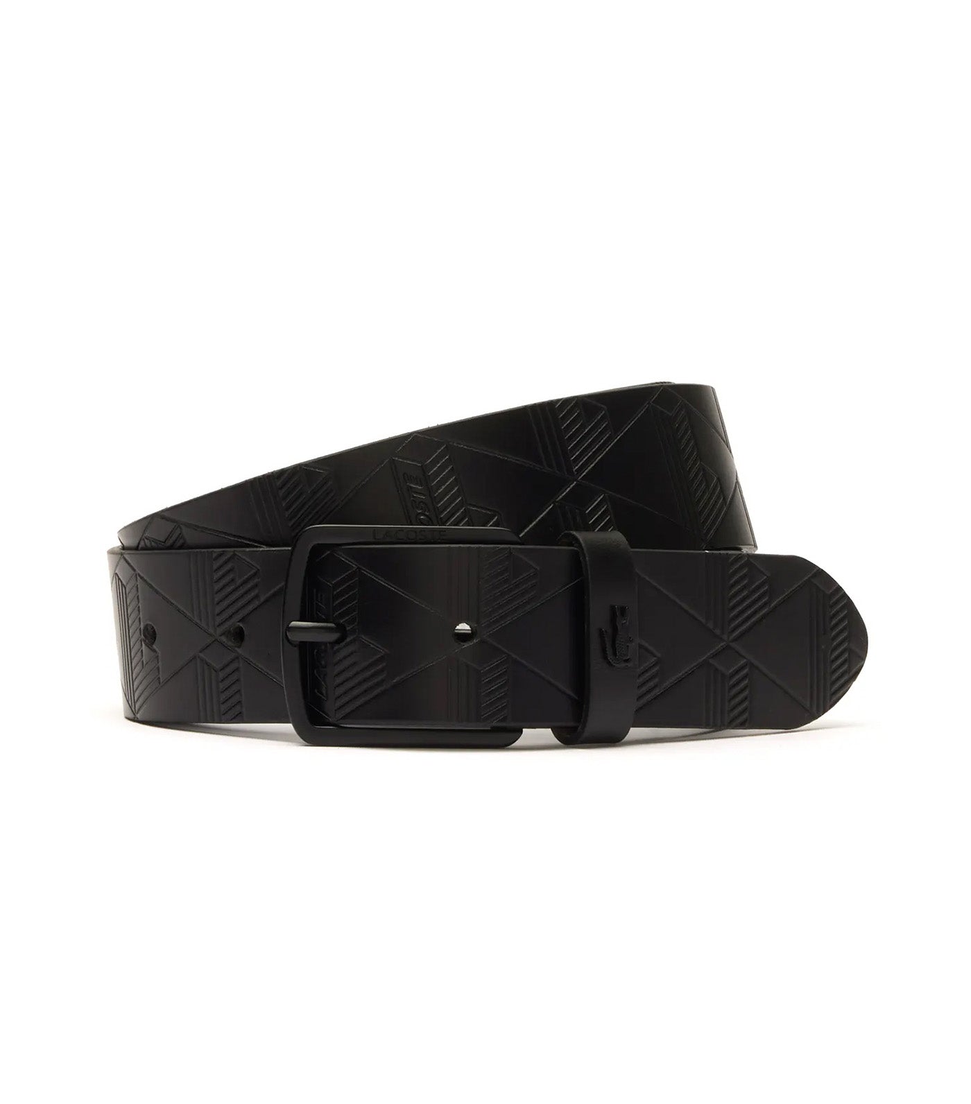 Monogram Leather Belt Noir