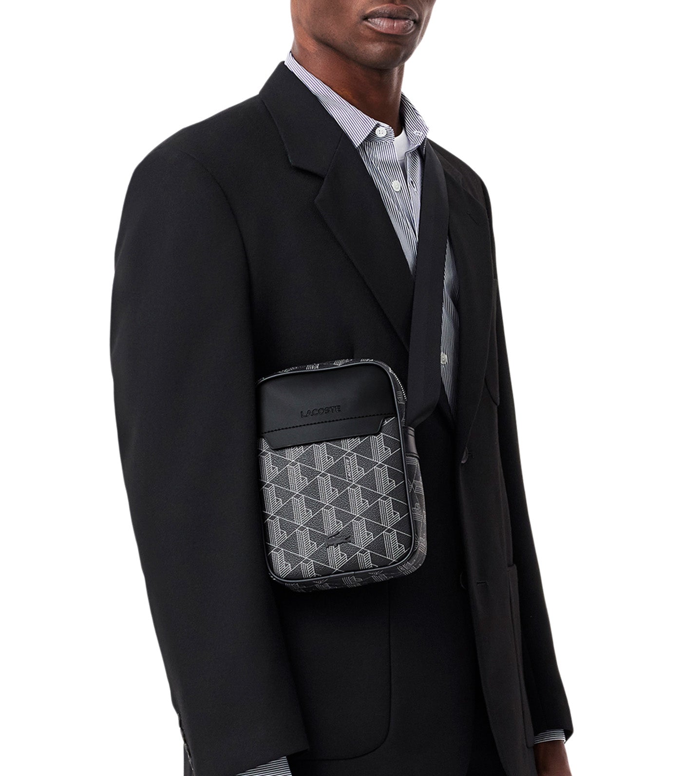 The Blend Satchel Monogram Noir Gris