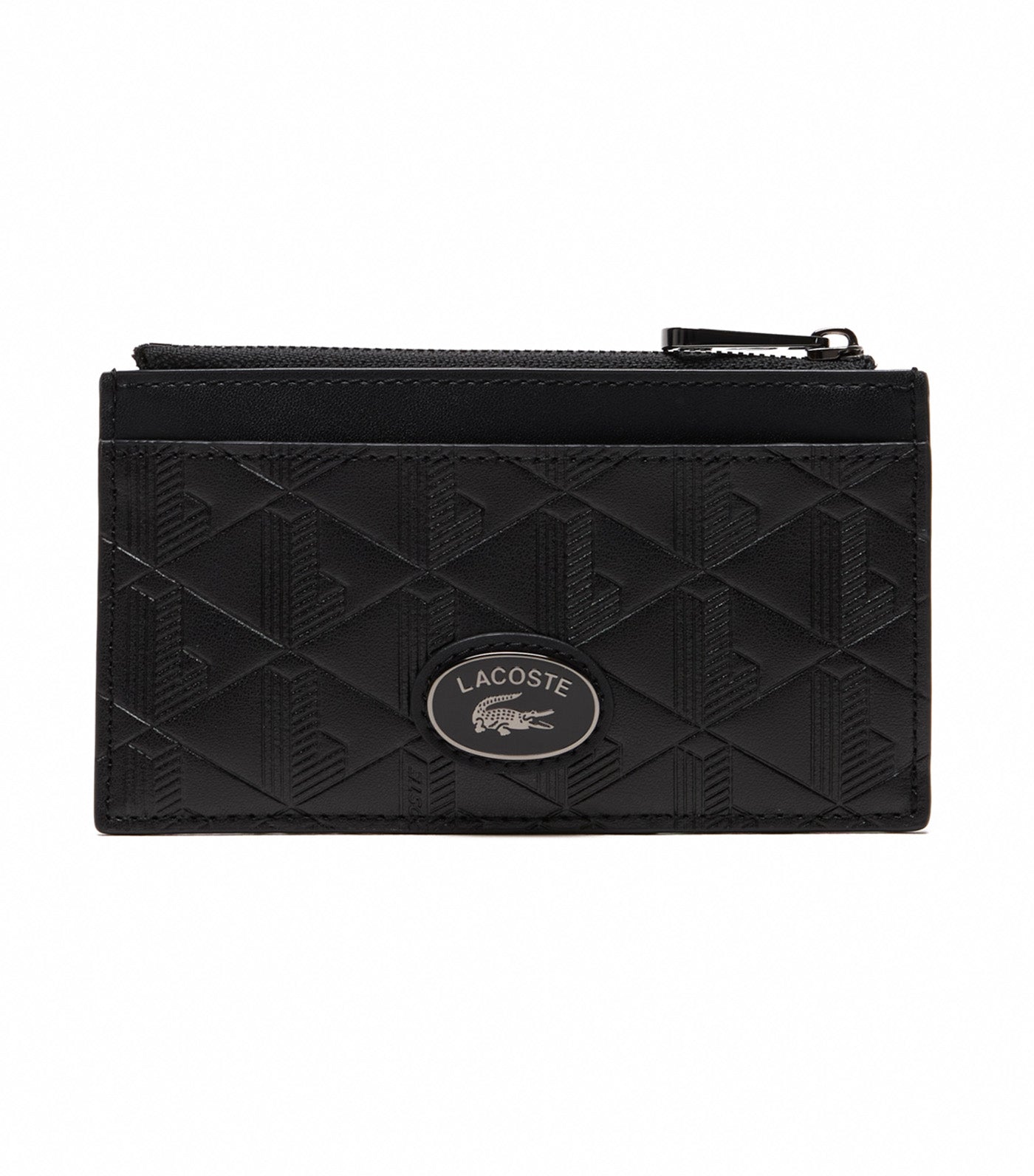 Nomogramme Zipped Leather Card Holder Noir
